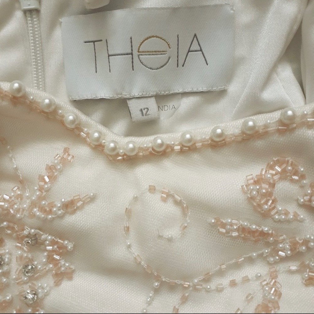 Theia Wedding Dress Size 12 - Picture 5 of 14
